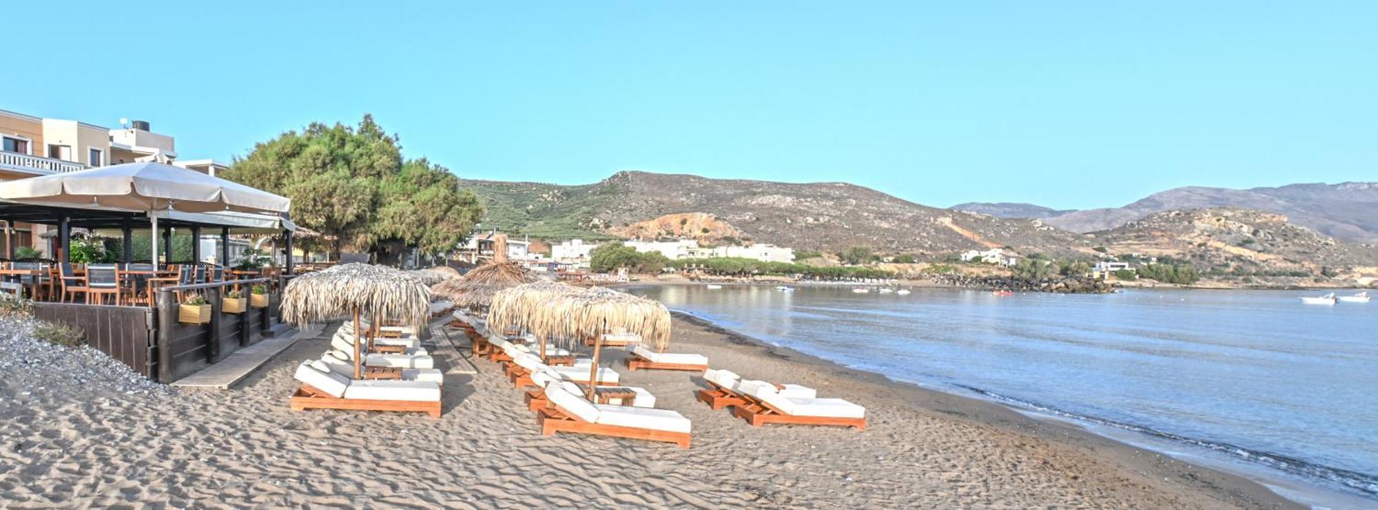 Maria Beach Hotel Kíszamosz Kültér fotó