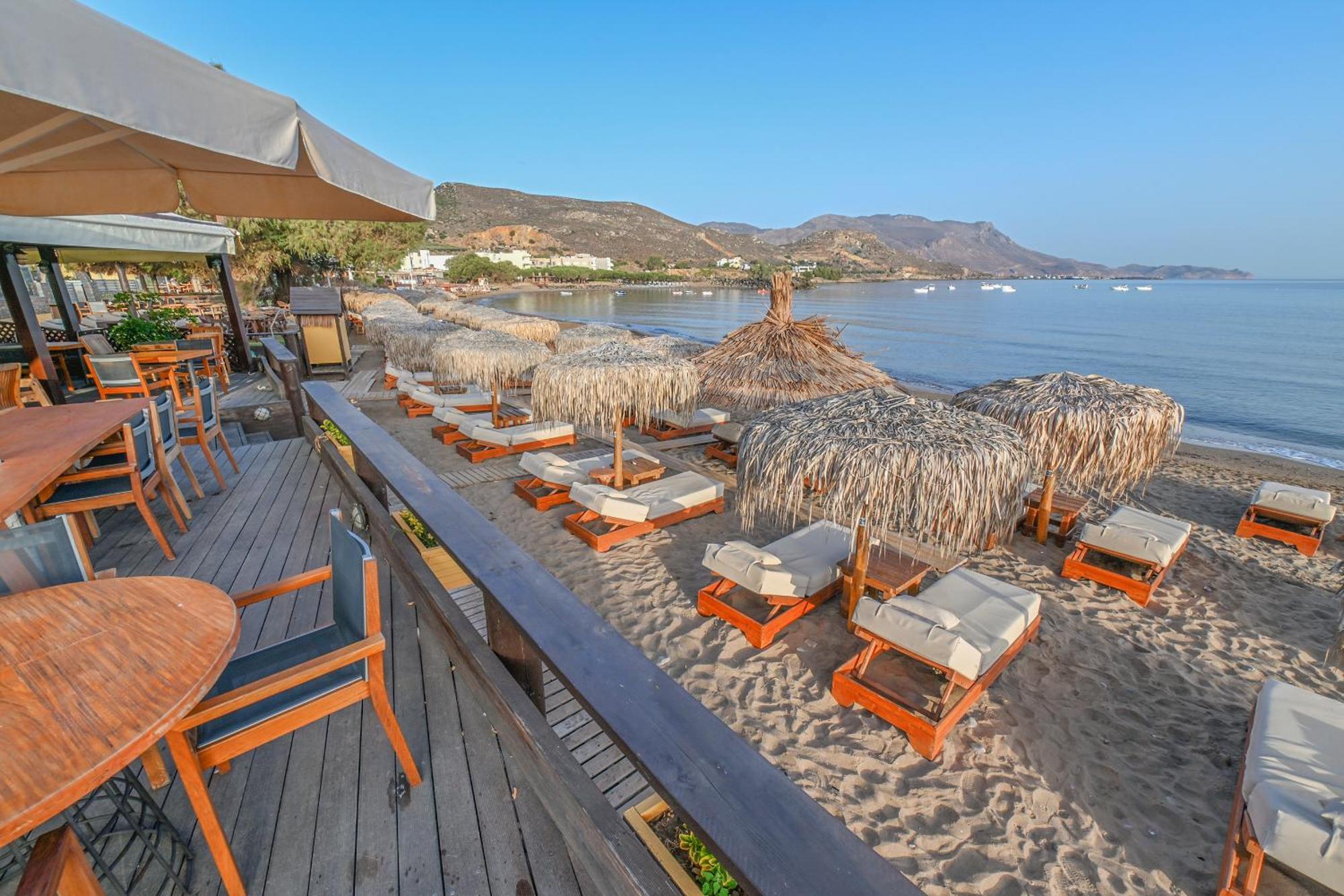 Maria Beach Hotel Kíszamosz Kültér fotó