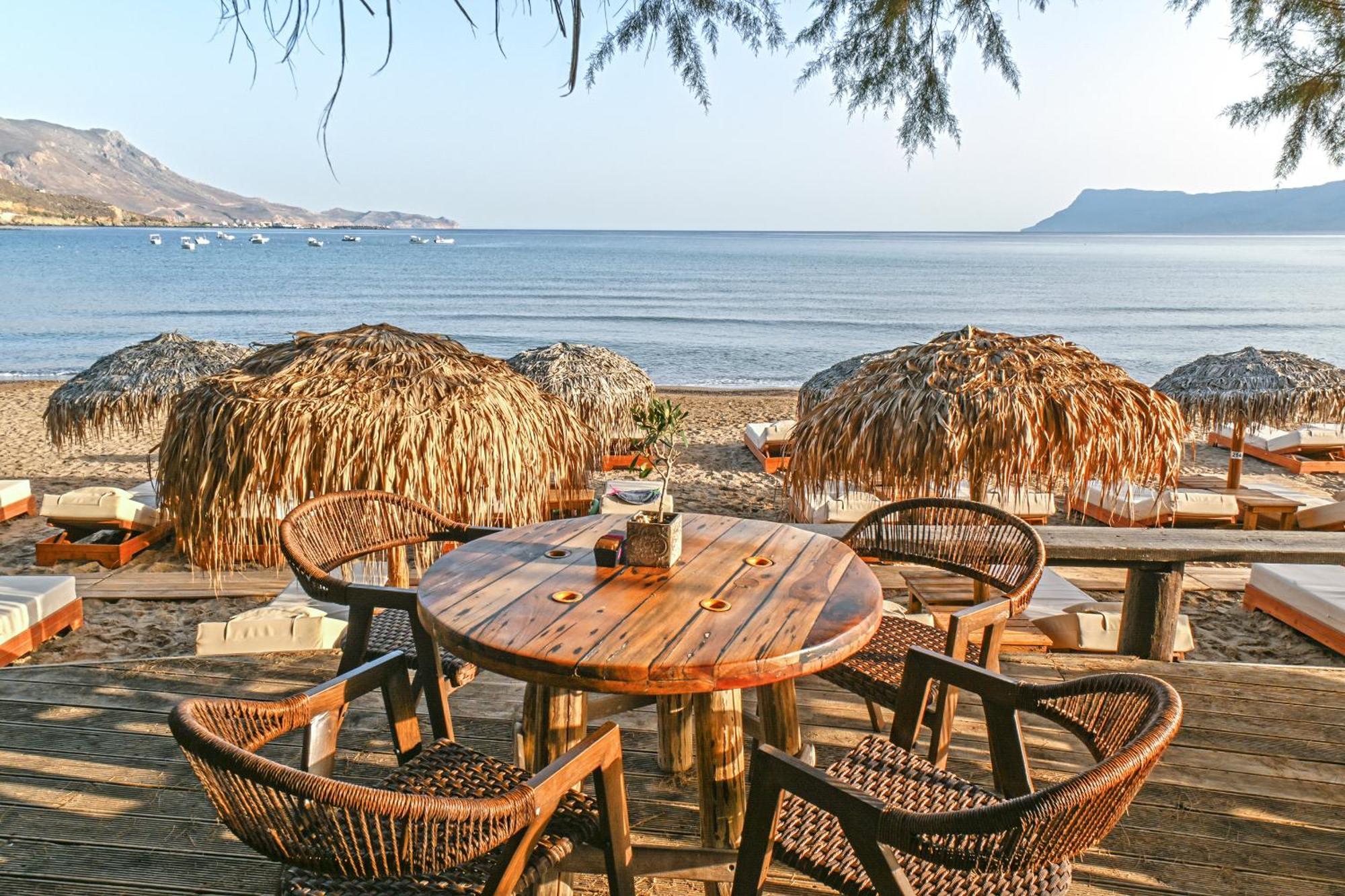 Maria Beach Hotel Kíszamosz Kültér fotó